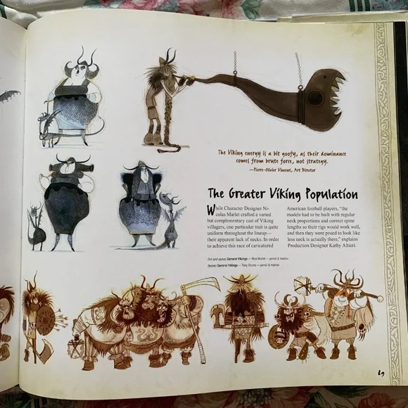 Dreamworks Animation "The Art Of How To Train Your Dragon" book - Picture 4 of 7